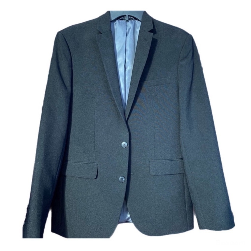 Large black men’s suit jacket